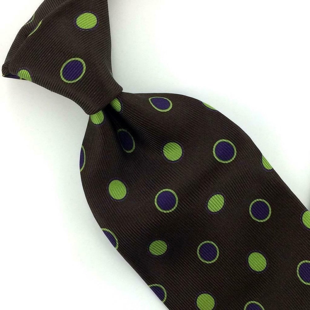 Robert Talbott ESTATE Tie Handmade Saddle Stitch